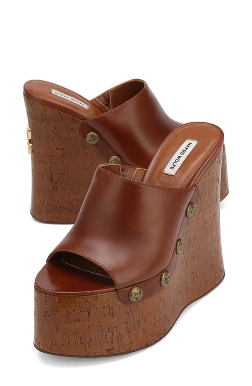 Naked Wolfe Tulip Platform Wedge Slide Sandal