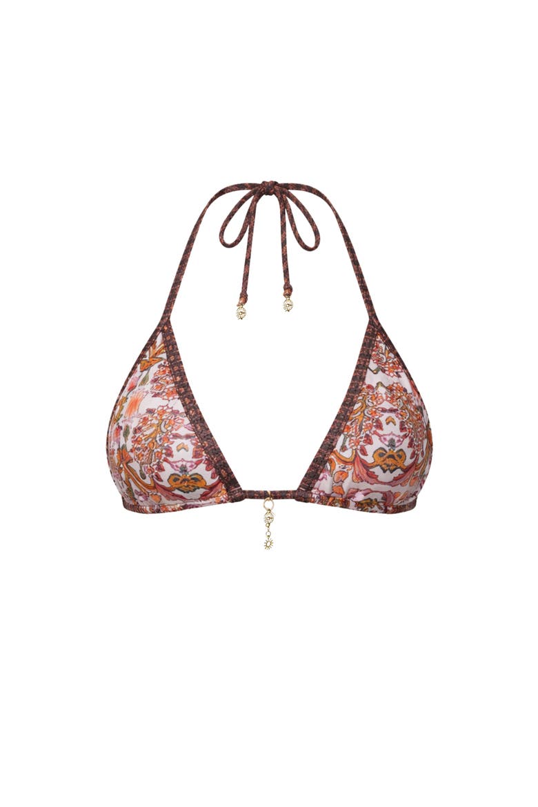 Maya Bikini Top, Main, color, Brown Mosaic