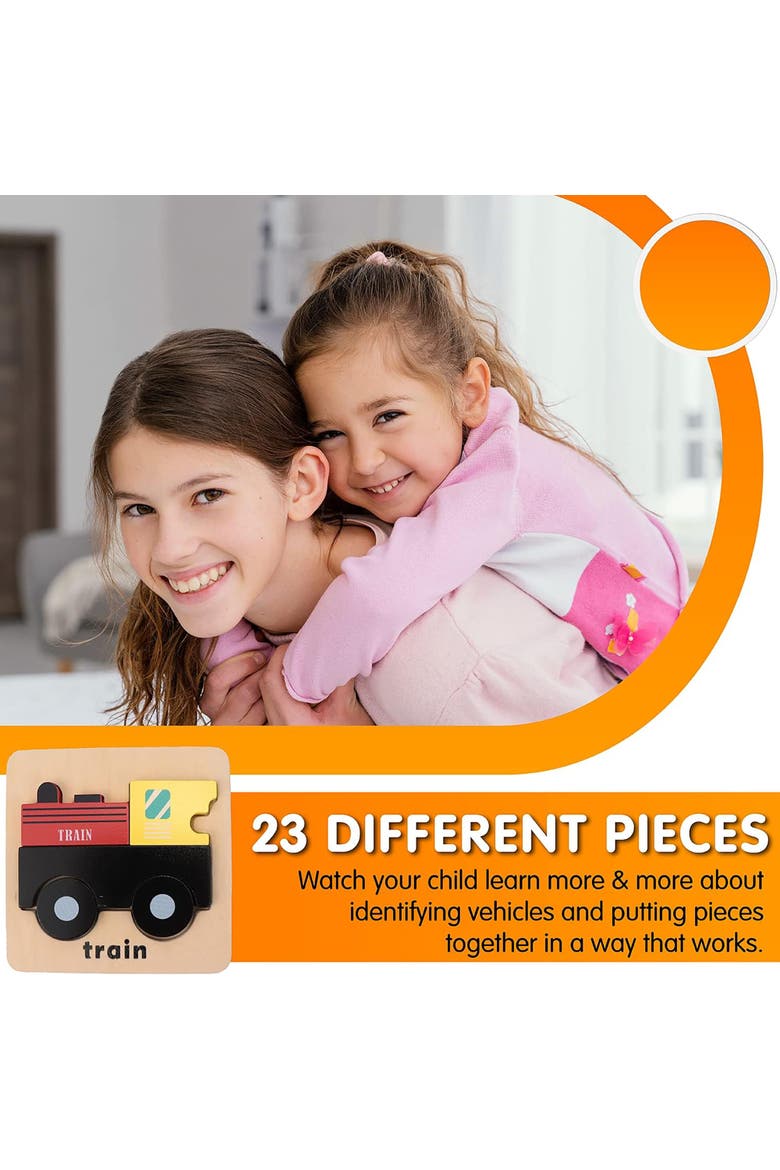 Transportation Playset, 71-Pieces, Made for Kids 3-Years-Old+, Alternate, color, Red