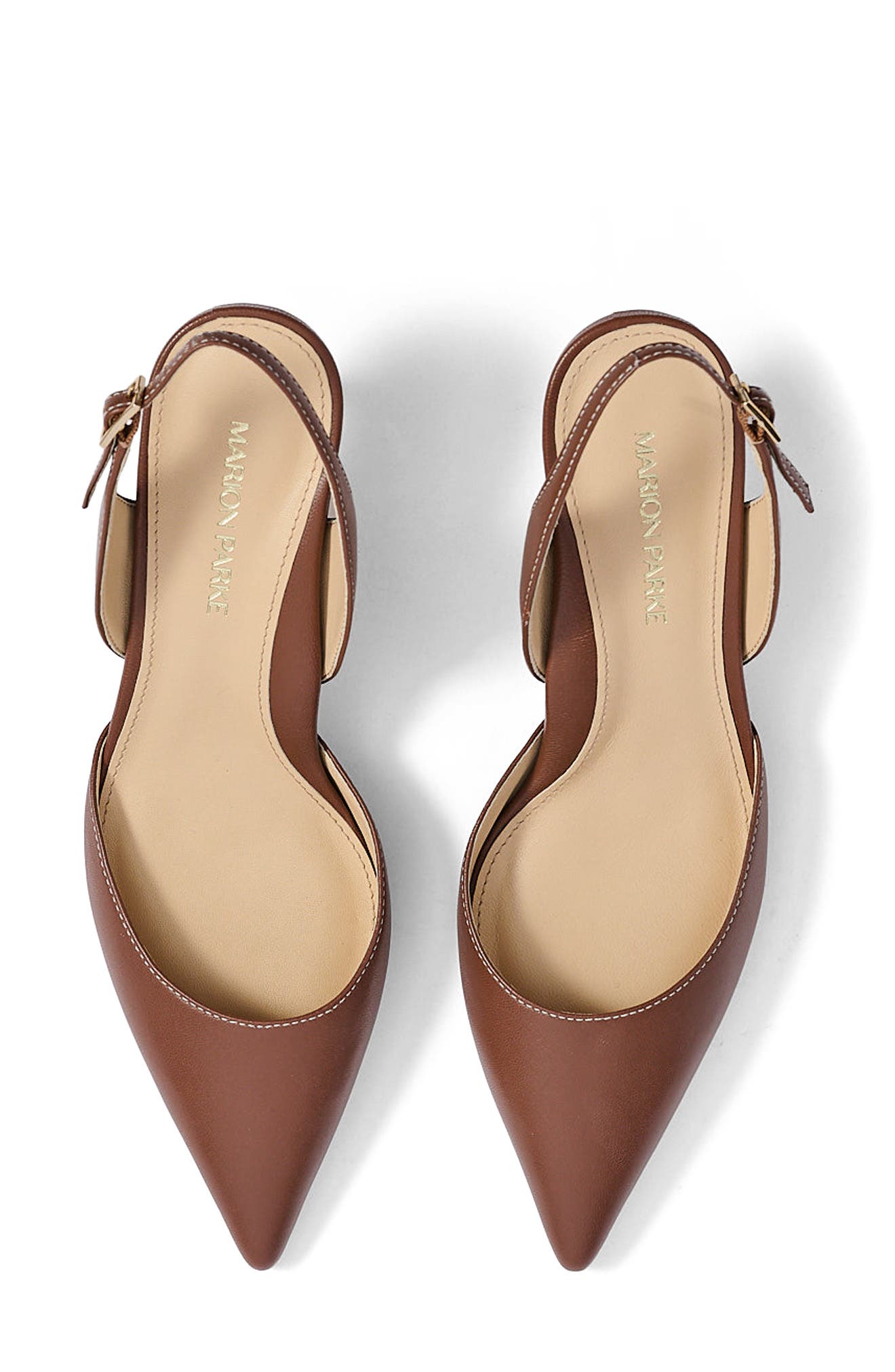 MARION PARKE Classic Slingback Pointed Toe Pump, Alternate, color, 