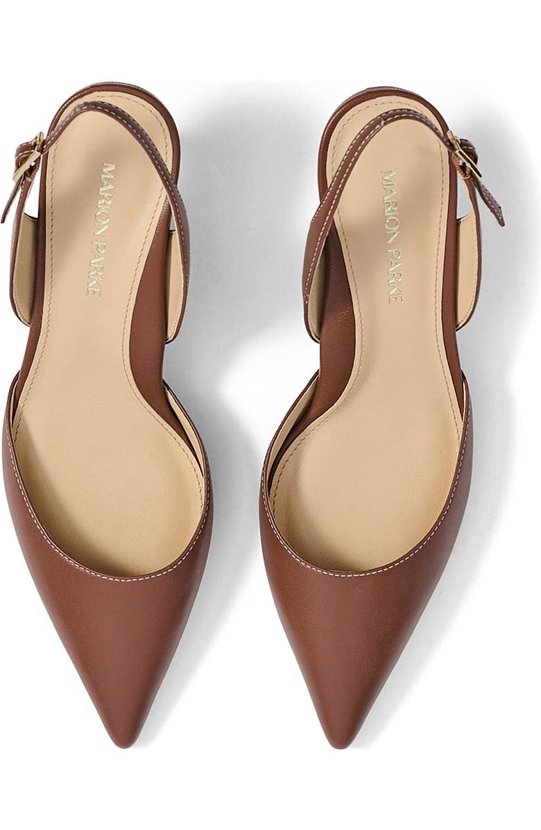 MARION PARKE Classic Slingback Pointed Toe Pump, Alternate, color,