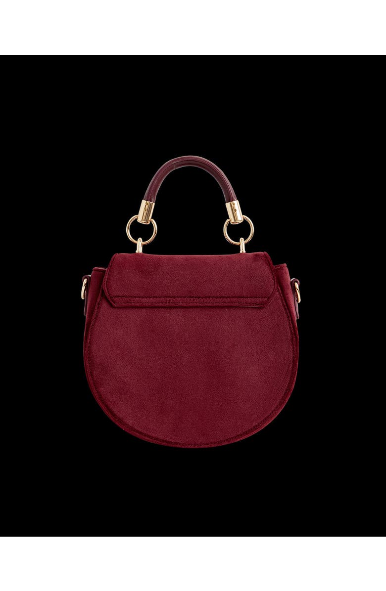 Fable England Fox & Mushroom Embroidered Saddle Bag, Alternate, color, Red