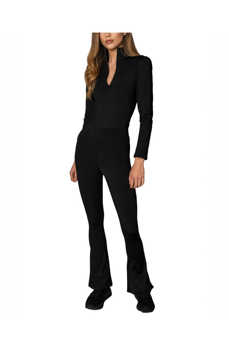 Port De Bras Cross Alexa Legging, Alternate, color, Black