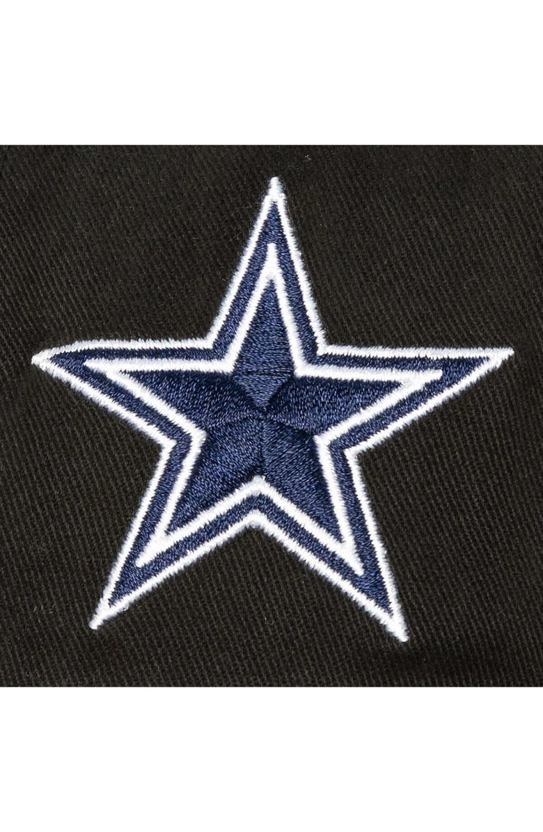 Mitchell & Ness Men's Mitchell & Ness  Black Dallas Cowboys Brushed Past Ya Pro Snapback Hat, Alternate, color, 