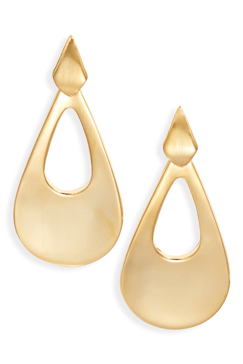 Teardrop Earrings, Main, color, GOLD