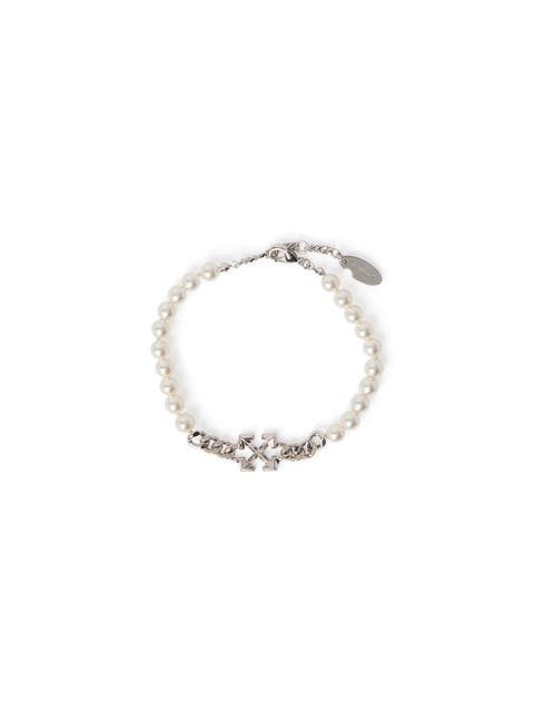 Men's Arrow Pearl Full Bracelet