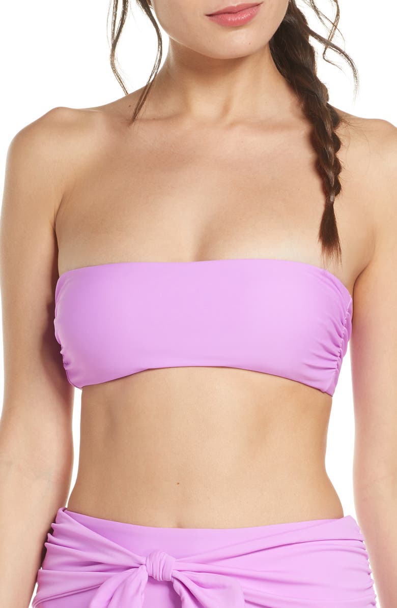 Veronica Beard Catarina Bandeau Bikini Top, Main, color, 