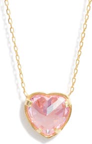 SHYMI Heart Bezel Pendant Necklace
