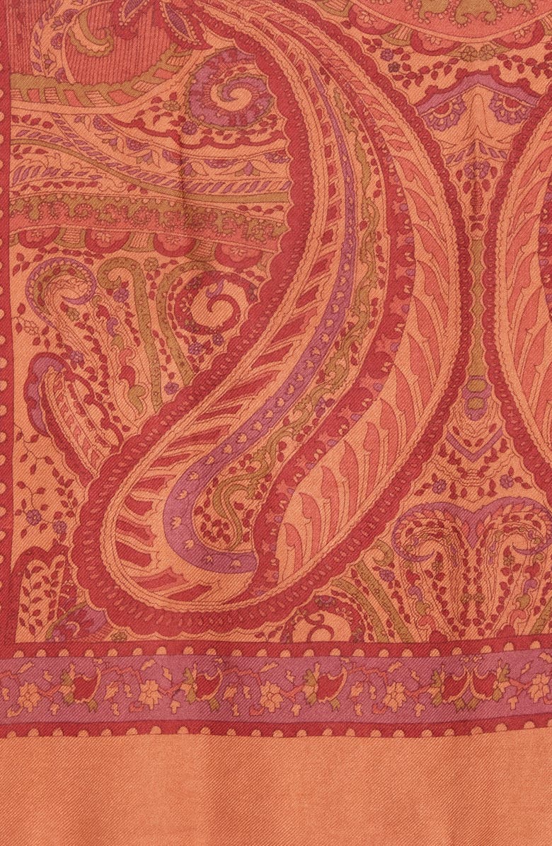 La Fiorentina Paisley Print Scarf, Alternate, color,