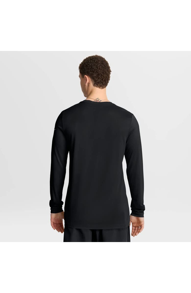 Nike Men's Nike Black Carolina Panthers Primetime Legend Icon Performance Long Sleeve T-Shirt, Alternate, color, Black