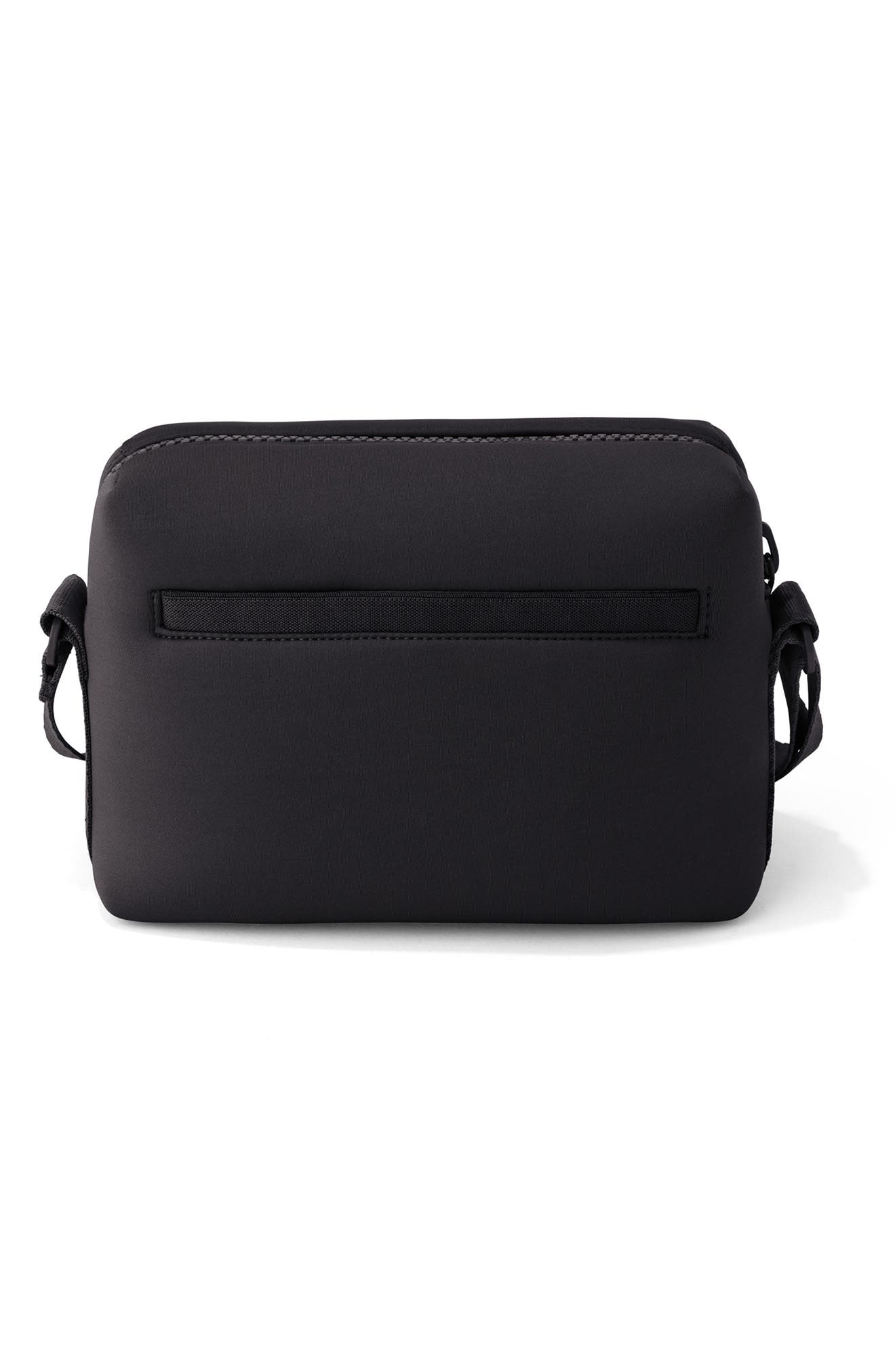 Dagne Dover Micah Neoprene Crossbody Bag, Alternate, color, Onyx