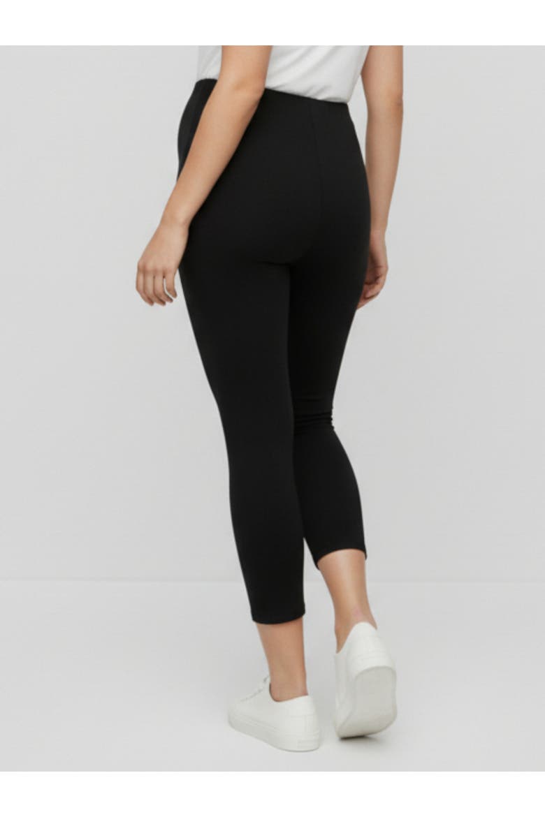 Basic Secret Fit Belly Maternity Crop Leggings, Alternate, color, Black