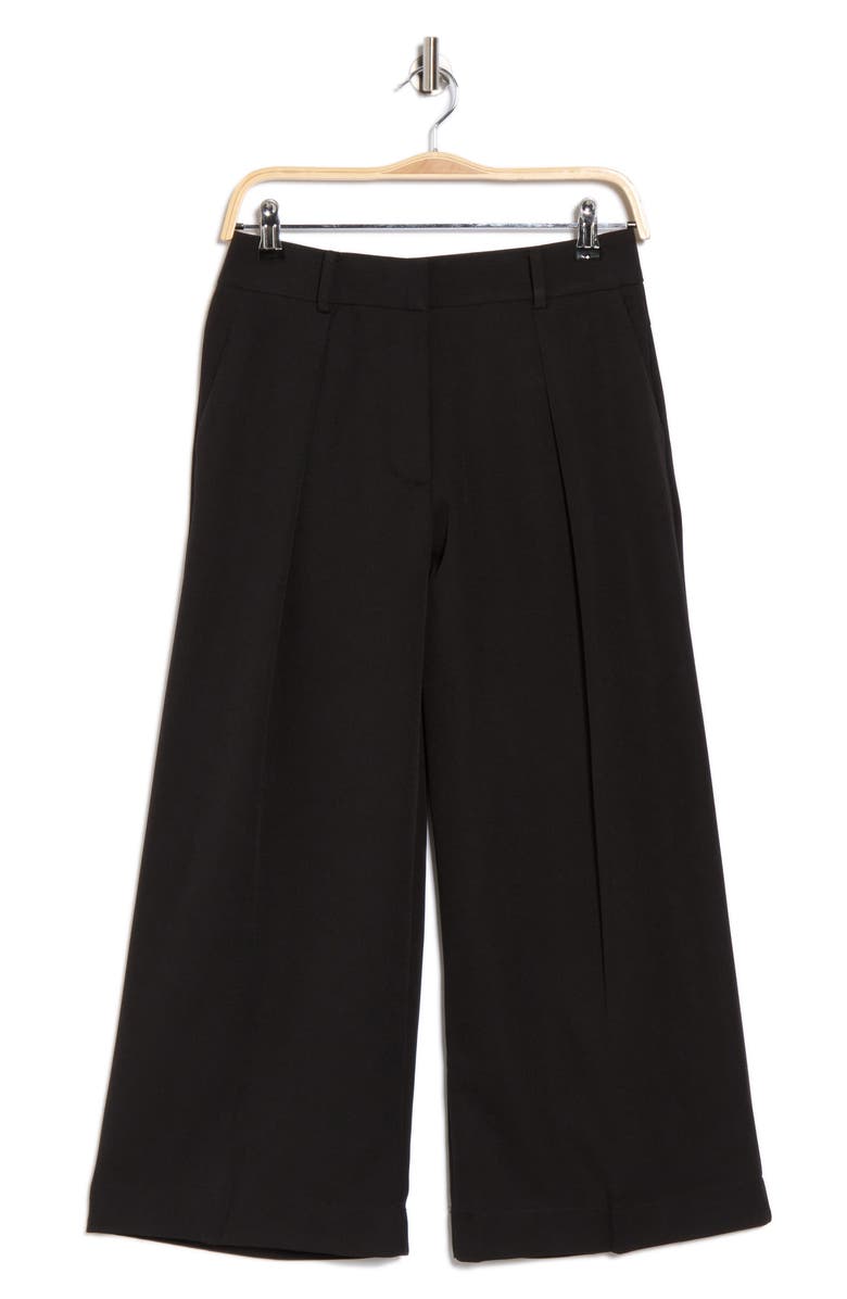Nicole Miller Wide Leg Pants, Alternate, color, Very Black