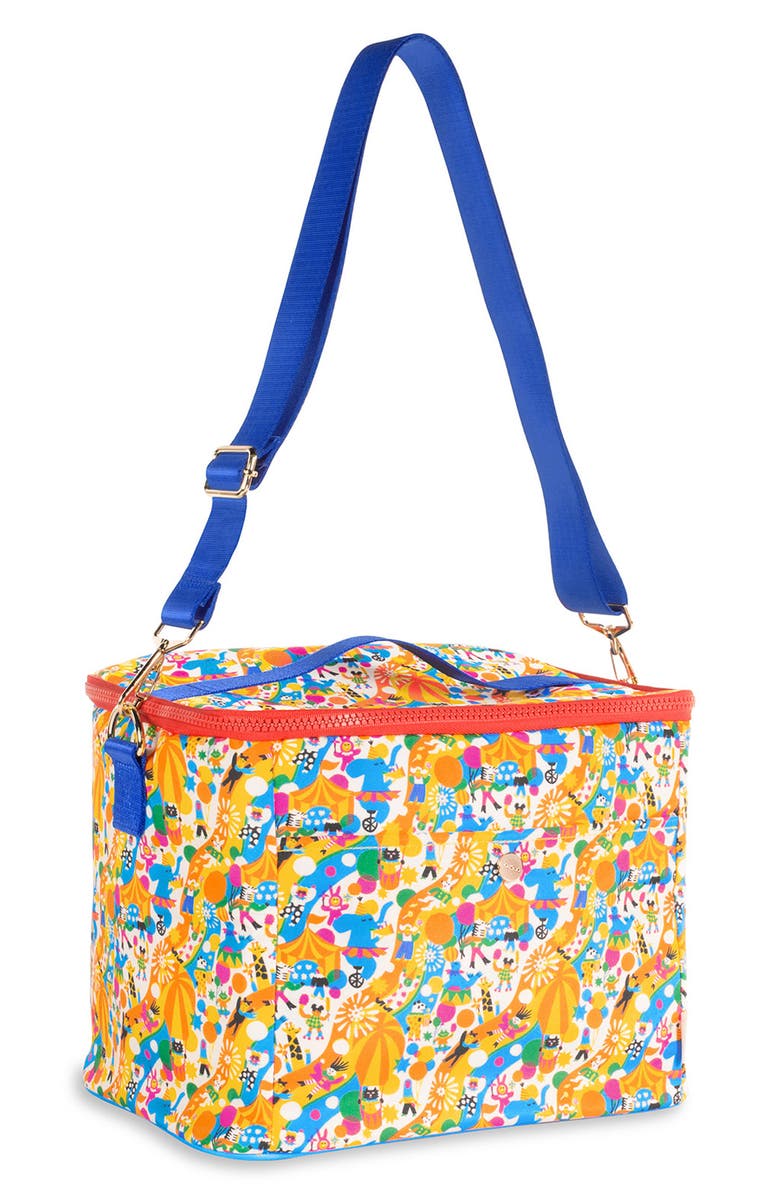 ban.do Fairgrounds Cooler Bag, Alternate, color, Yellow Multi