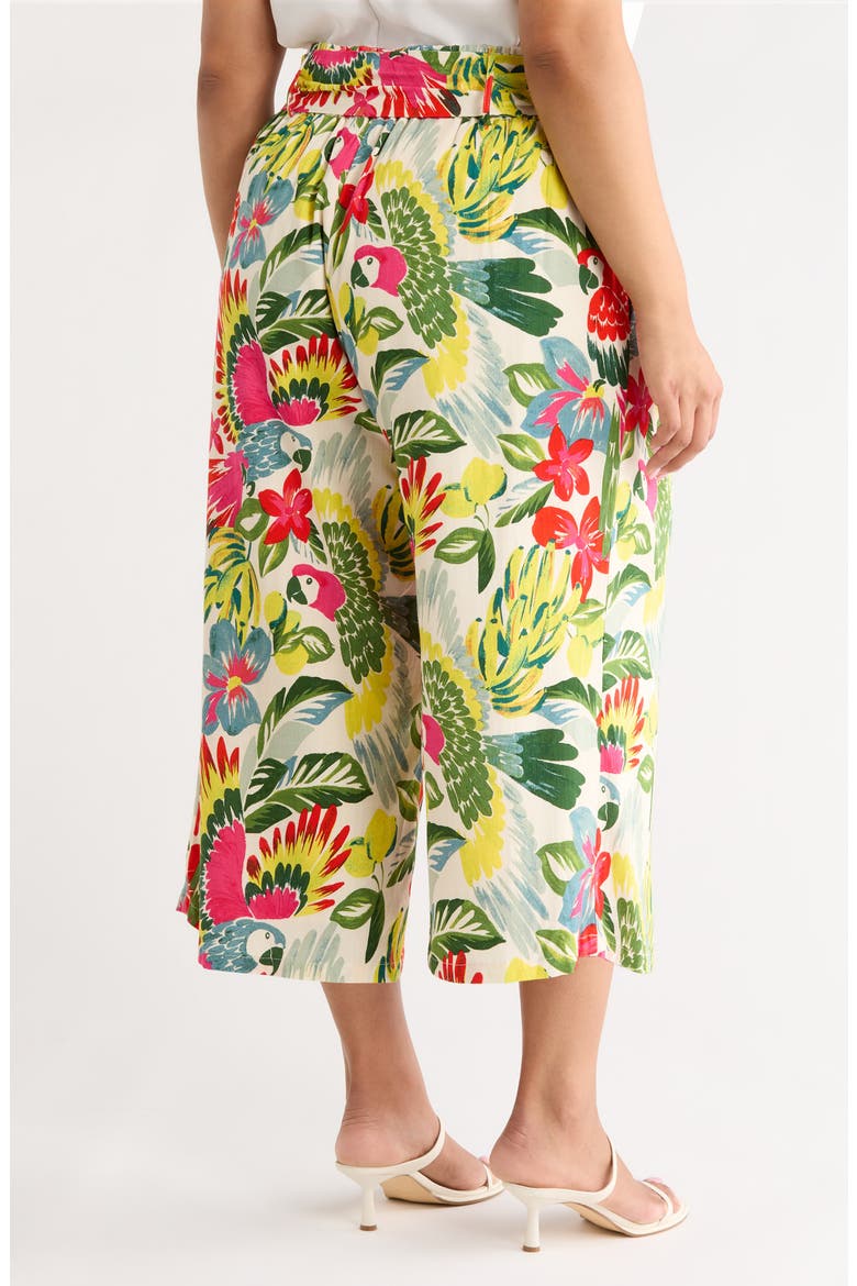 Wissa Tie Waist Wide Leg Pants, Alternate, color, BRIGHT-MULTI