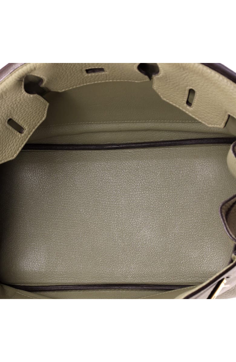 Pre-Owned Hermes Birkin Handbag Green Clemence with Gold Hardware 30, Alternate, color, Sauge