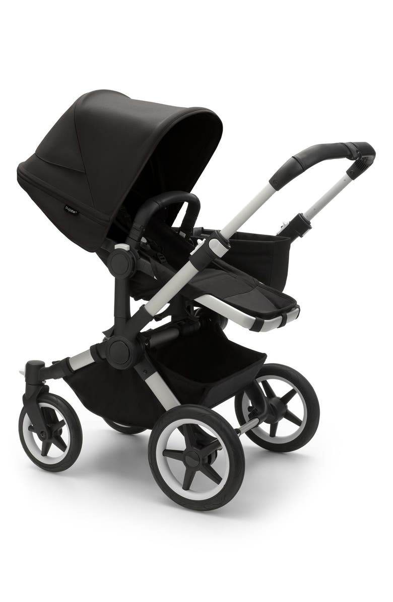 Bugaboo Donkey 5 Mono Stroller with Bassinet, Alternate, color, Alu/ Midnight Black