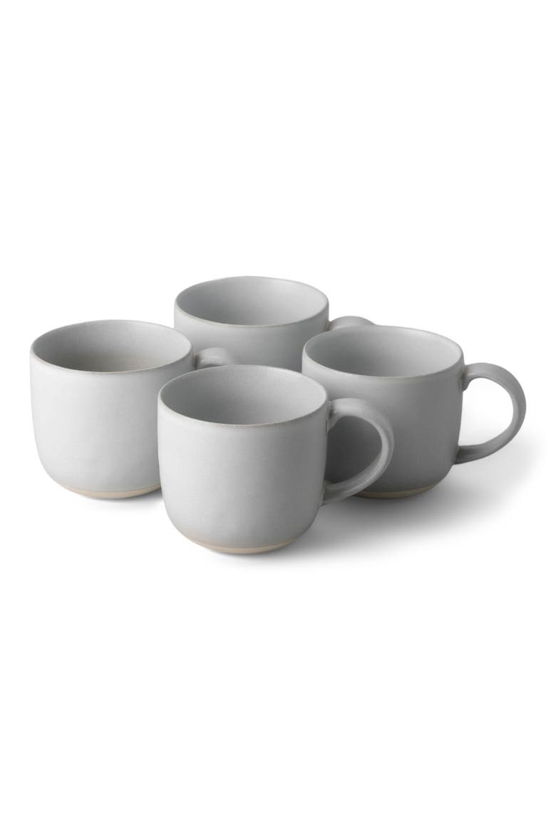 The Mugs Set of 4 Stoneware Mugs, Main, color, STONE BLUE