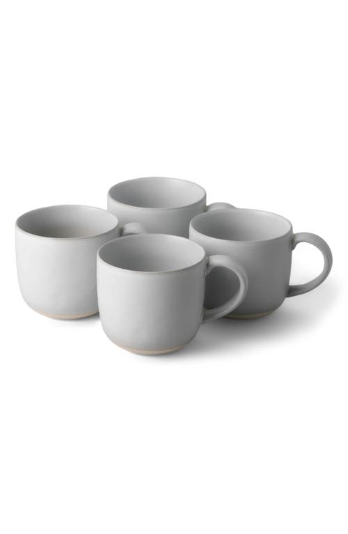 Fable The Mugs Set of 4 Stoneware Mugs in Stone Blue 