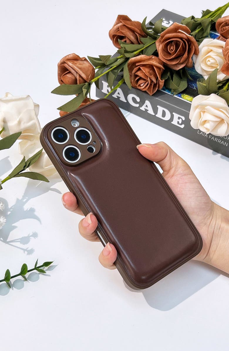 Auramma Cushion iPhone 16 Pro Max Phone Case, Alternate, color, Brown