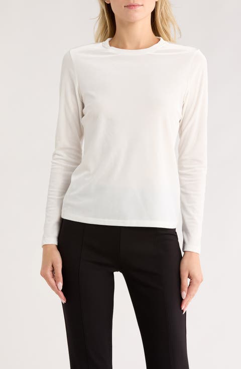 Tess Long Sleeve Crewneck T-Shirt