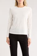 L'AGENCE Tess Long Sleeve Crewneck T-Shirt