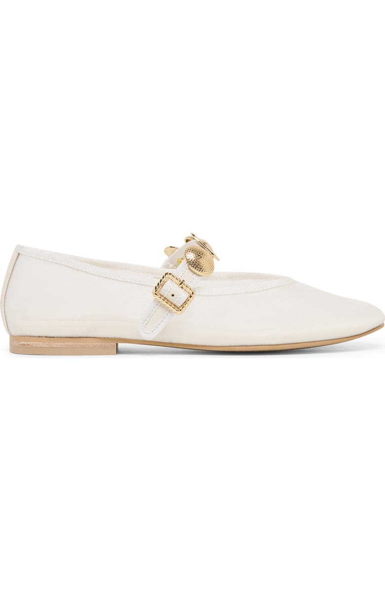 Dolce Vita Relan Mesh Mary Jane Flat, Alternate, color, White Mesh