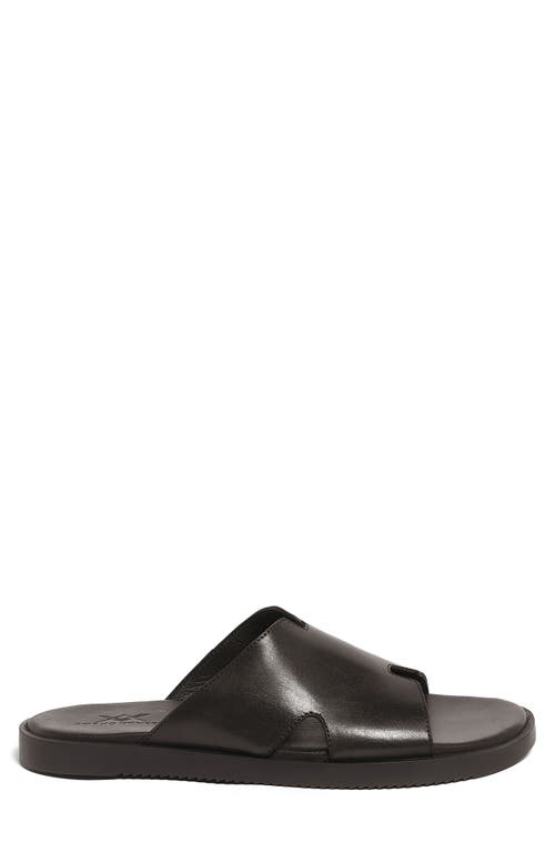 Anthony Veer Men's Marrakesh Leather Slides In Black