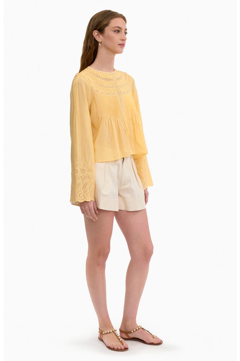 Sabine Blouse, Alternate, color, Daisy Yellow
