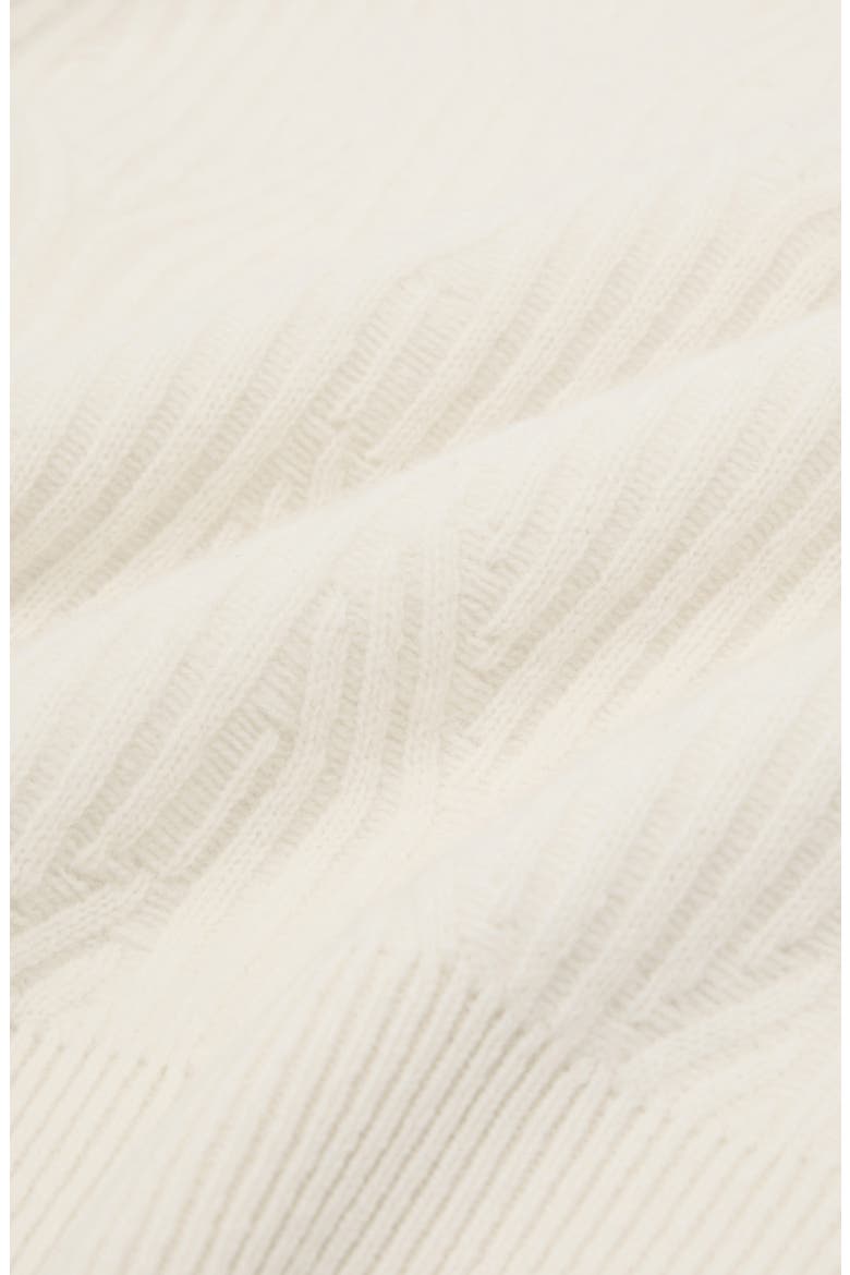 Leah Wool & Cashmere Crewneck Sweater, Alternate, color, IVORY