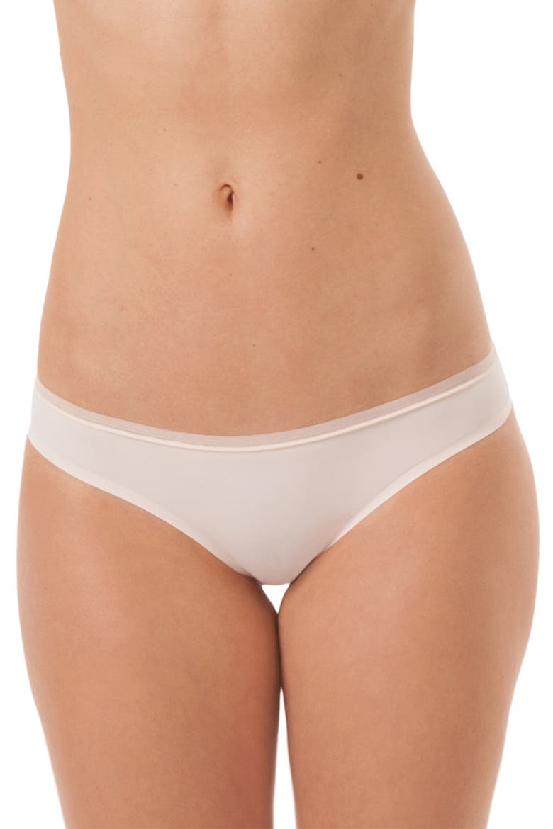 The Mesh Back Bikini, Main, color, SOFT PINK