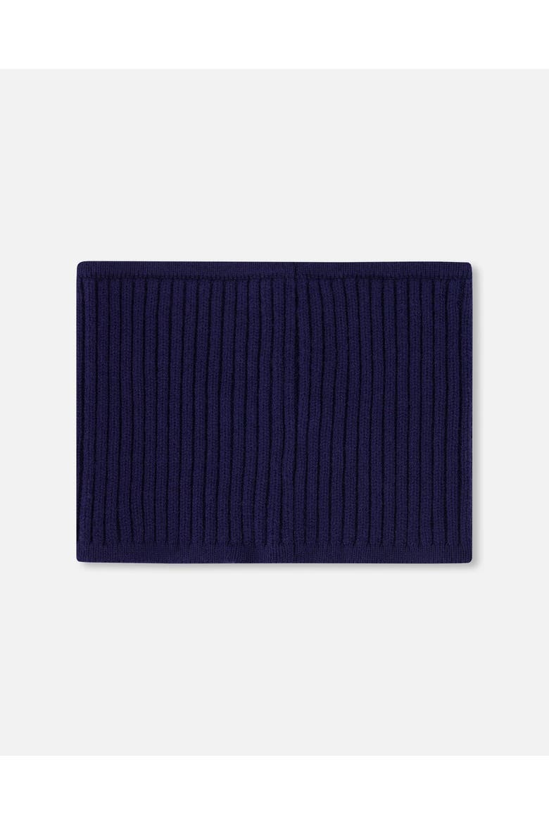 Gender Inclusive Soft Ribbed Knit Neck Tube, Alternate, color, Navy Blue