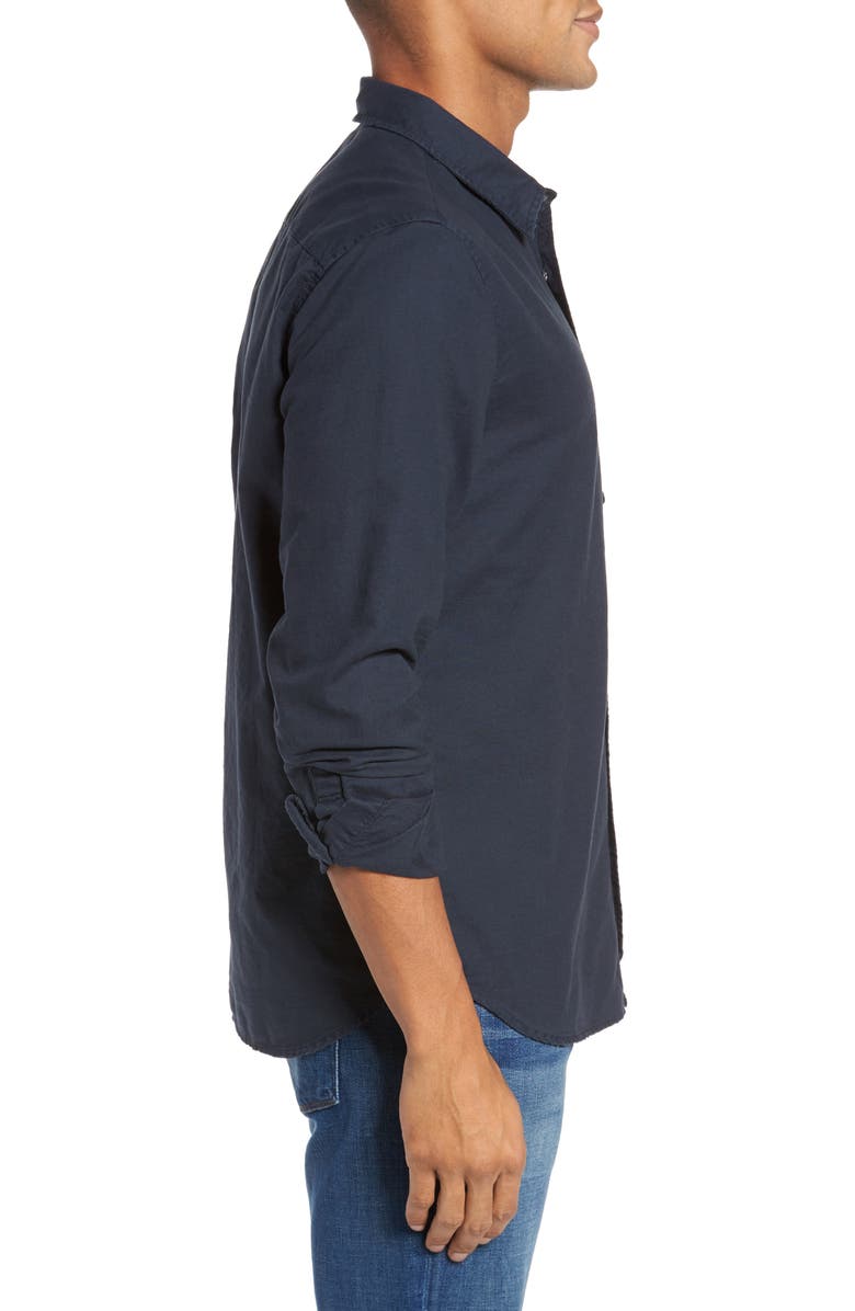 AG Caleb Slim Fit Twill Sport Shirt, Alternate, color, 5 Years Pigment Midnight