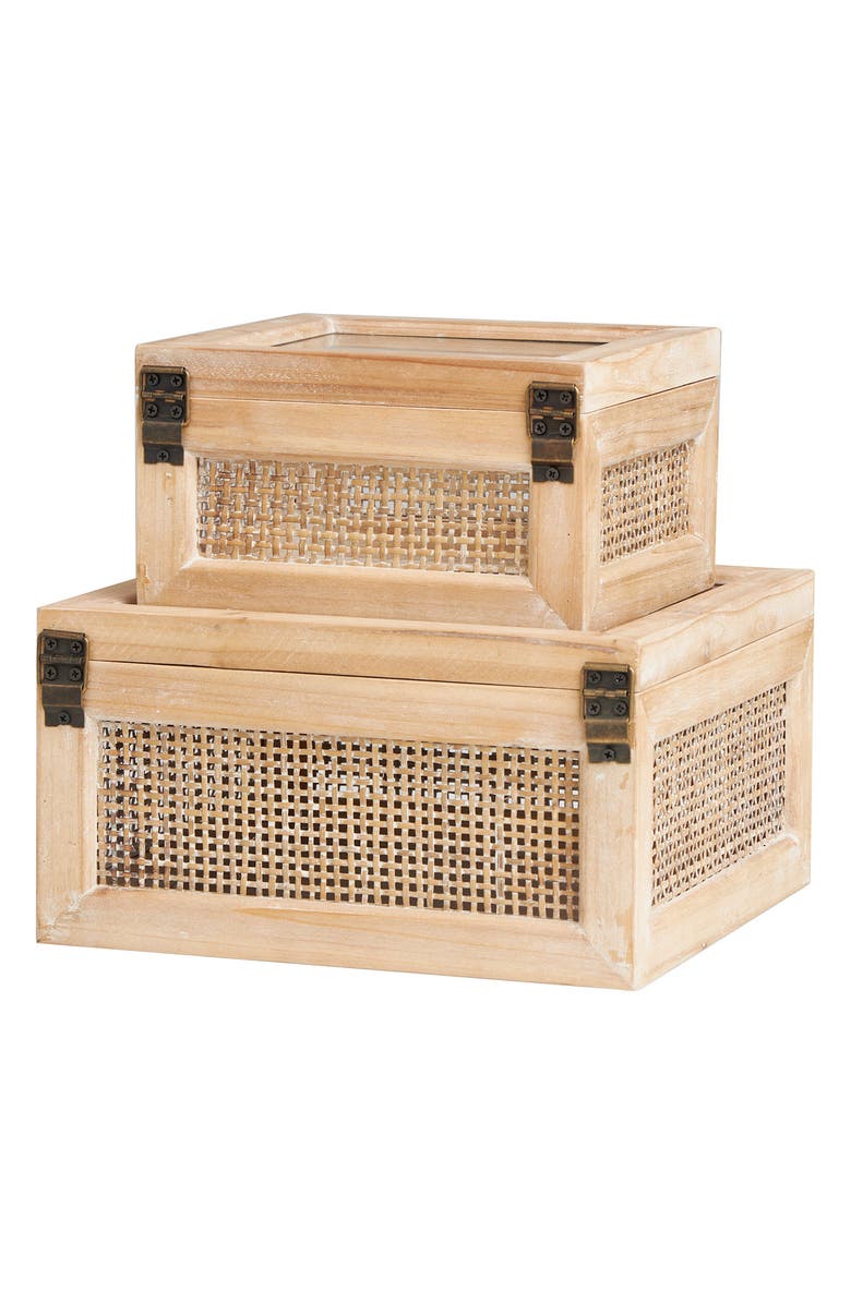 Novogratz Set of 2 Decorative Boxes, Alternate, color,