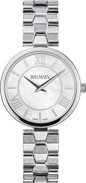 Balmain Mother-of-Pearl Stainless Steel Bracelet Watch