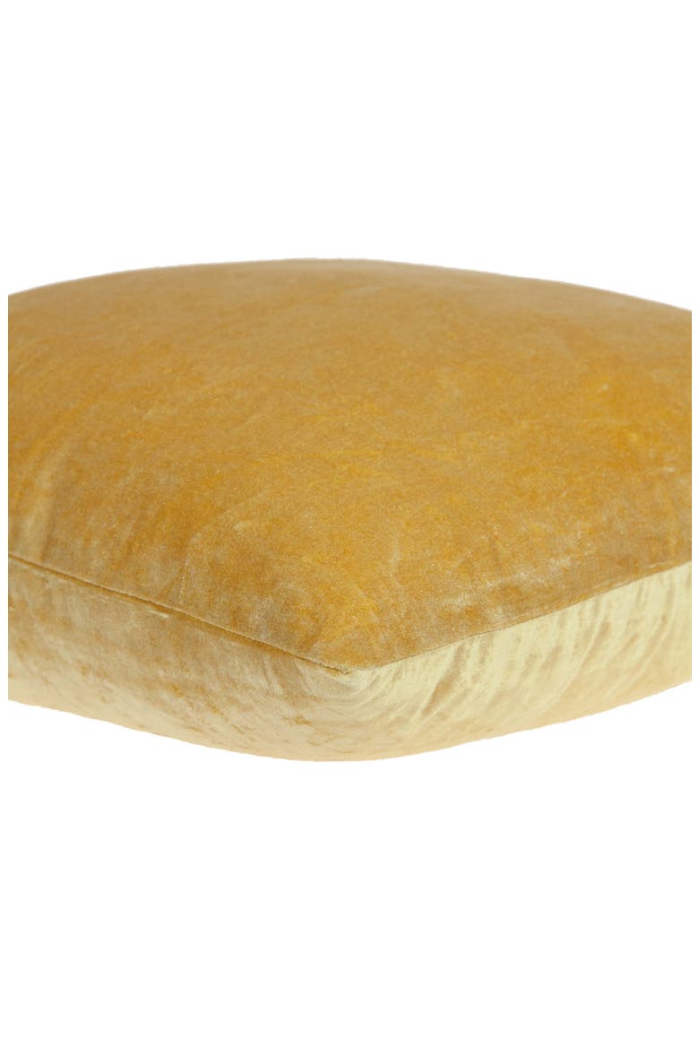 Danbury Solid Throw Pillow, Alternate, color, YELLOW