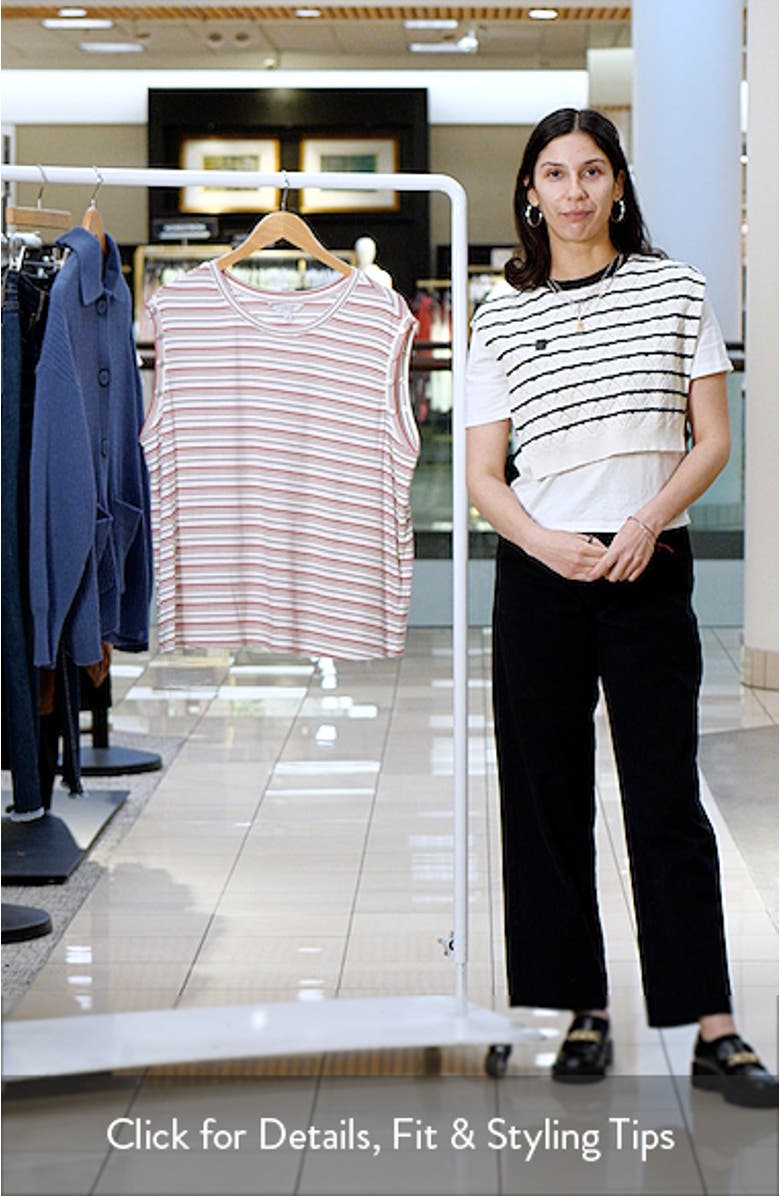 Sleeveless Rib Top, sales video thumbnail