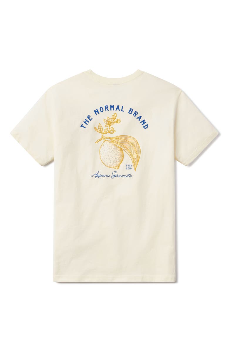 The Normal Brand Lemon Squeeze Graphic T-Shirt, Alternate, color, Natural