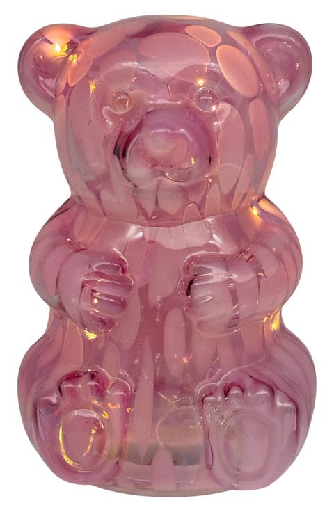 LED Gummy Glass Bear Table Lamp