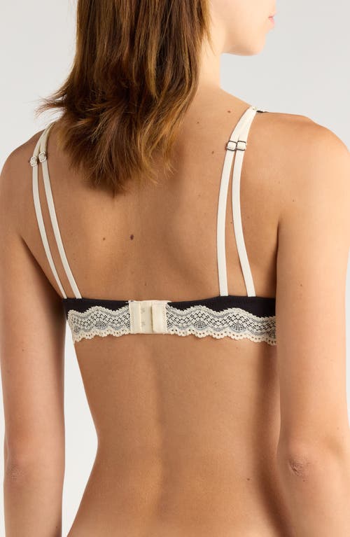Free People Intimately Fp Oh My Darling Plunge Bralette In Black