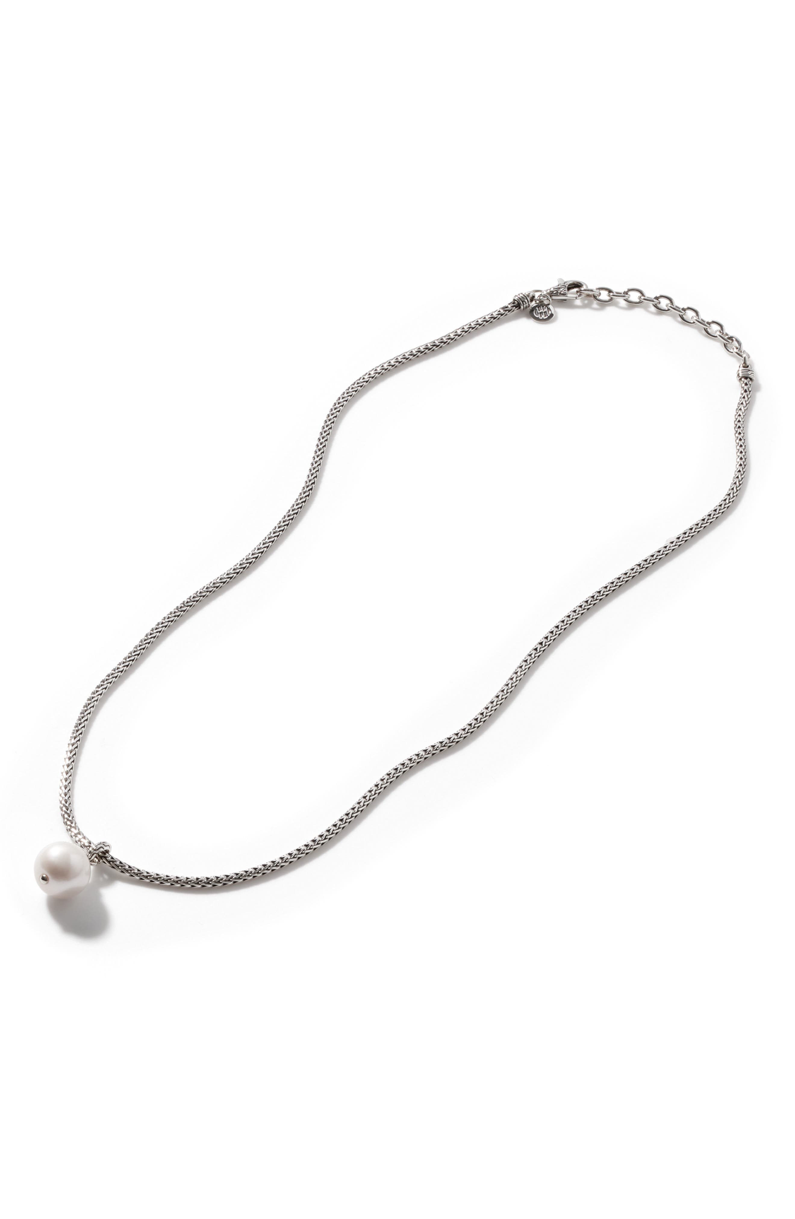 John Hardy Classic Chain Freshwater Pearl Pendant Necklace