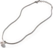 John Hardy Classic Chain Freshwater Pearl Pendant Necklace