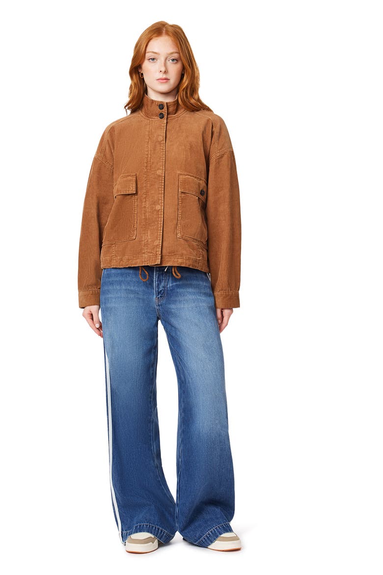 Corduroy Cropped Utility Jacket, Alternate, color, THRUSH