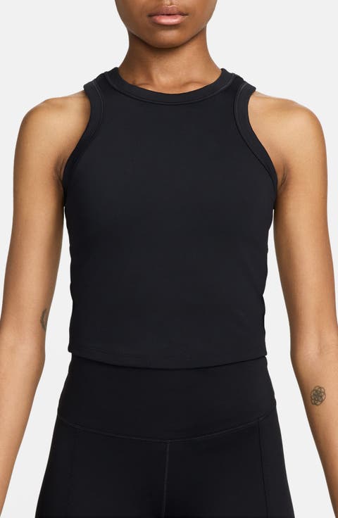 One Fitted Dri-FIT Cropped Tank Top