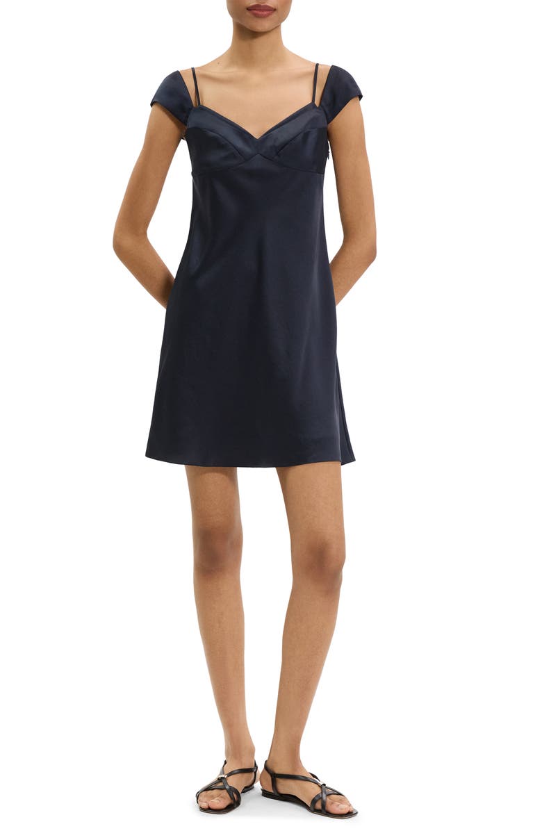 Theory Peek Minidress, Main, color, Nocturne Navy