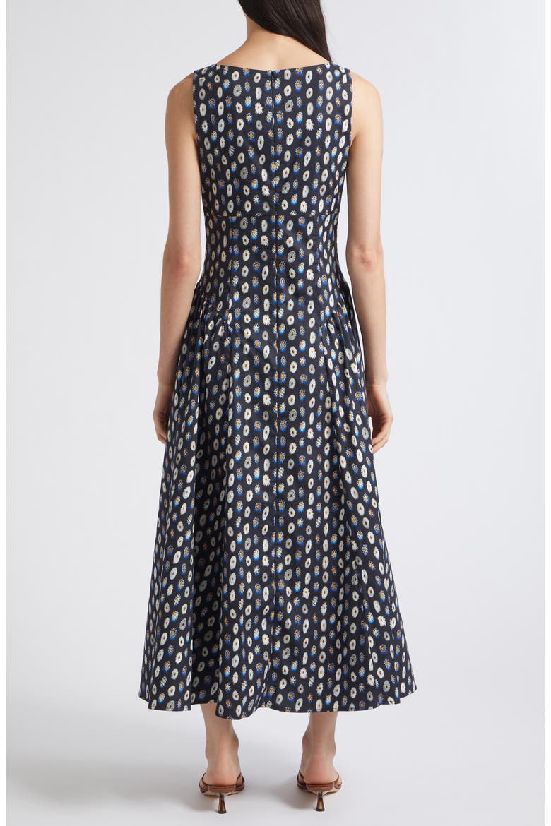 Gwen Drop Waist A-Line Midi Dress, Alternate, color, GLASSWORK