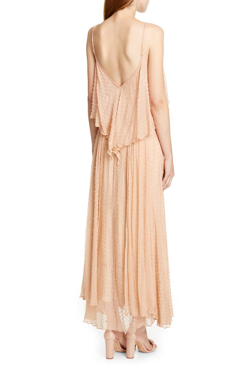Donatella Fil Coupé Dress, Alternate, color, NUDE