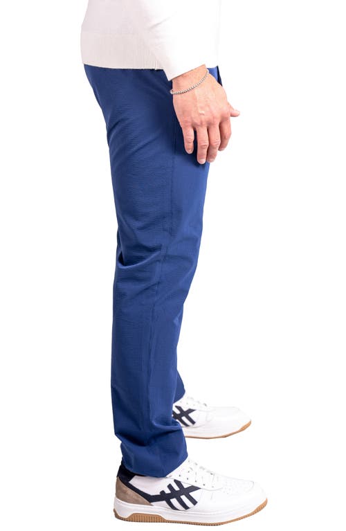 Maceoo Resistancenavy Blue Drawstring Pants