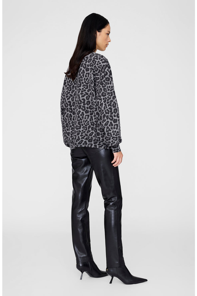 Miles Sweatshirt, Alternate, color, Grey Leopard