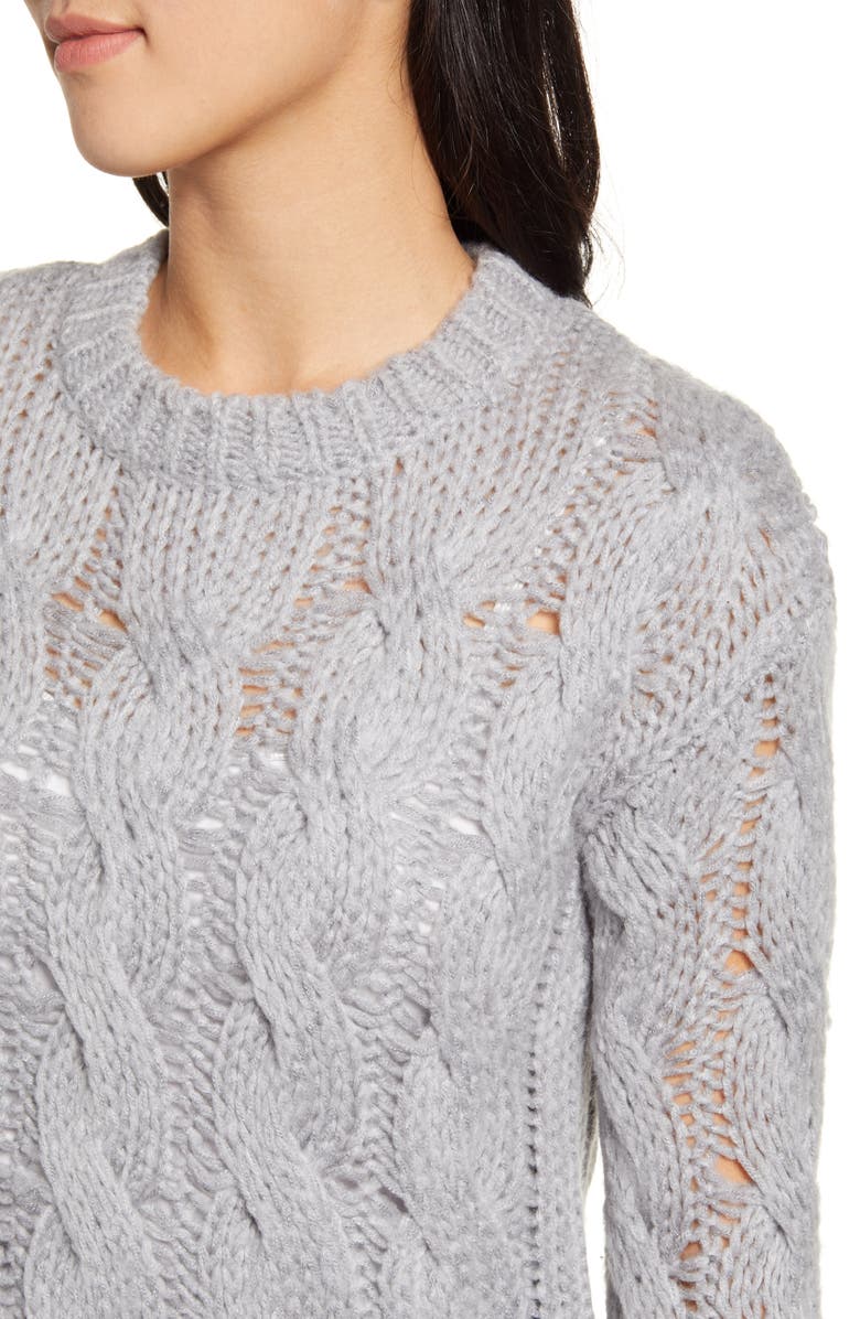 Press Cable Stitch Sweater, Alternate, color, 
